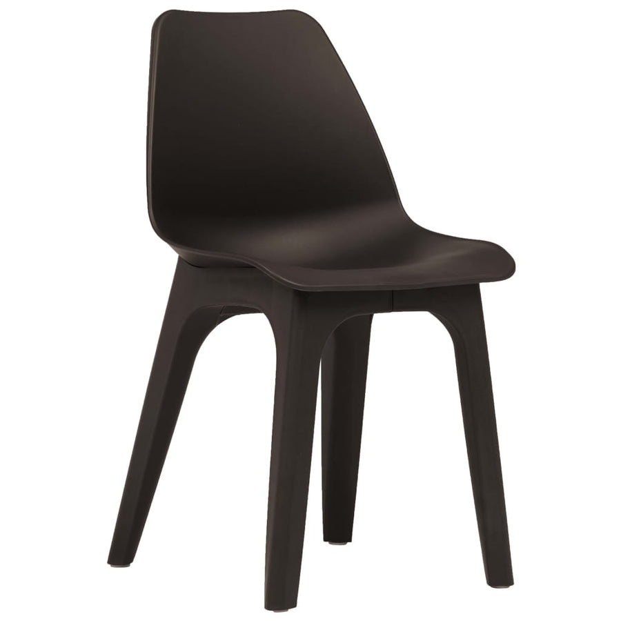 Uteserveringsset, 9 delar, plast, brunt