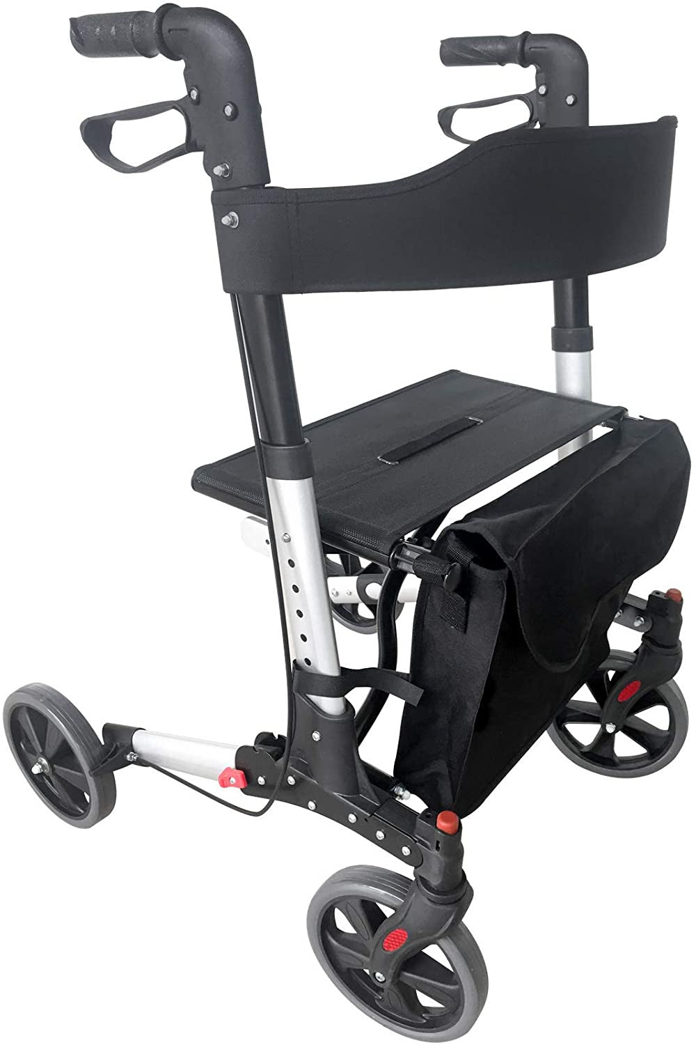 Rollaattori Aune Sisä- ja Ulkokäyttöön, Kevyt, Musta