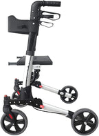 Rollaattori Aune Sisä- ja Ulkokäyttöön, Kevyt, Musta