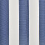 Markiisikangas 6 x 3 m sininen & valkoinen (ei sisällä runkoa)