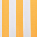 Markiisi-/aurinkovarjo auringonkukan keltainen/valkoinen 4x3 m