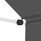 Manuellt infällbar markis 150 cm antracit