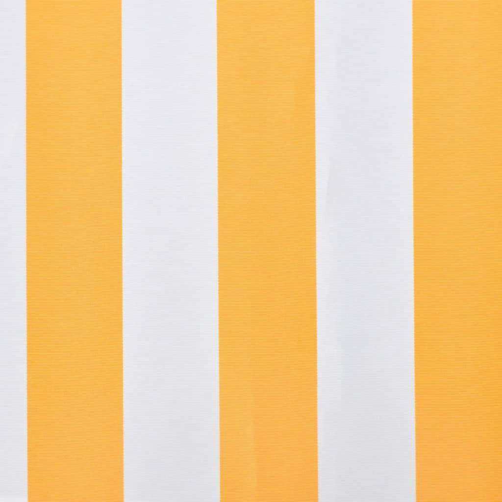 Markiisikangas oranssi ja valkoinen 350x250 cm