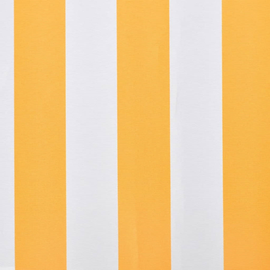 Markistyg orange och vitt 450x300 cm