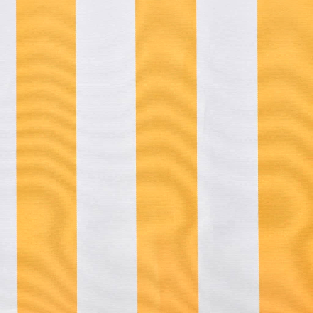 Markiisikangas oranssi ja valkoinen 500x300 cm