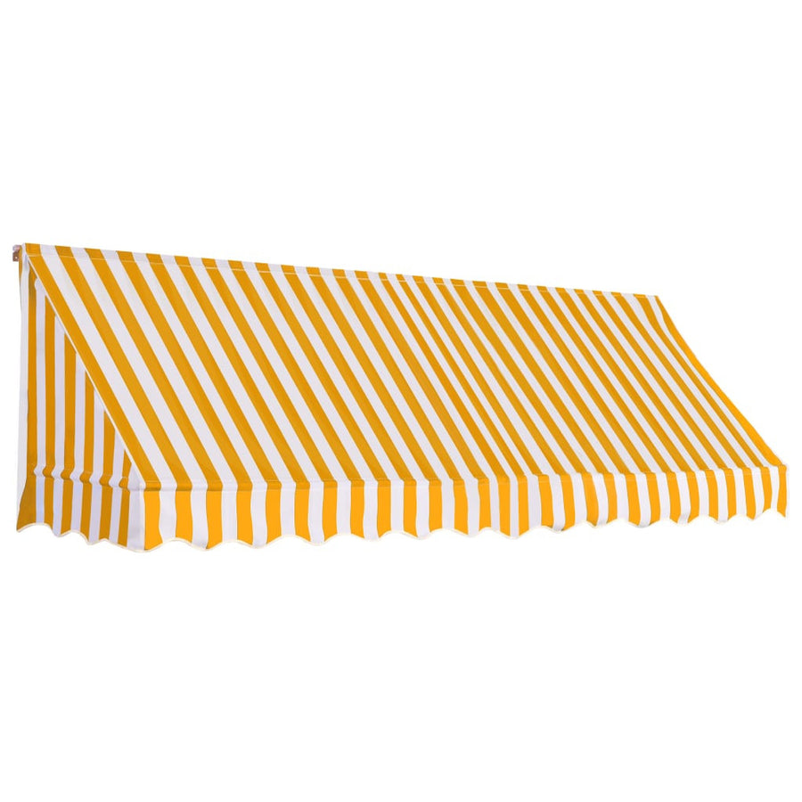Bistromarkis 300x120 cm orange och vit