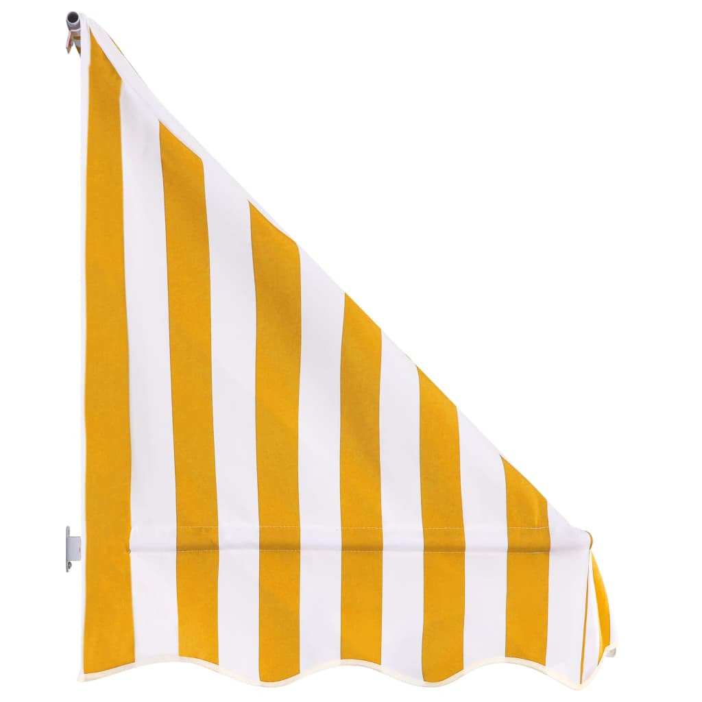 Bistromarkiisi 300x120 cm oranssi ja valkoinen