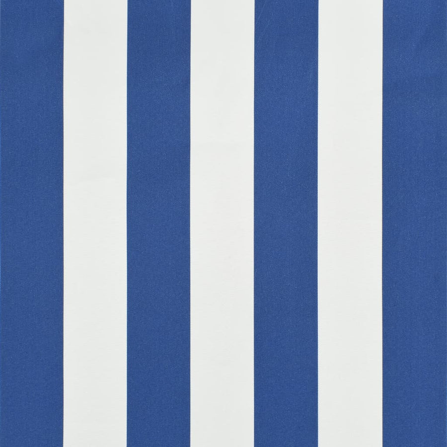 Utdragbar markis 250x150 cm blå och vit