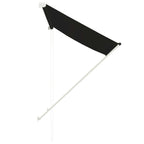 Sisäänkelattava markiisi 150x150 cm antrasiitti