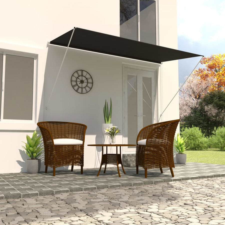 Utdragbar markis 350x150 cm antracit