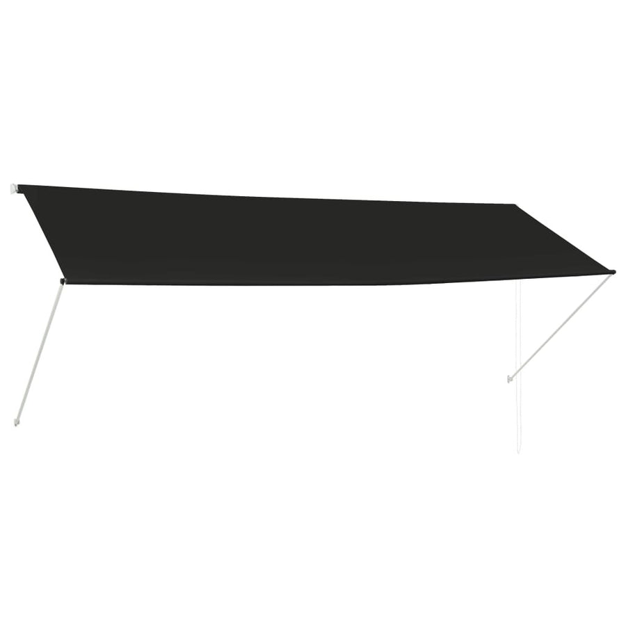 Utdragbar markis 350x150 cm antracit
