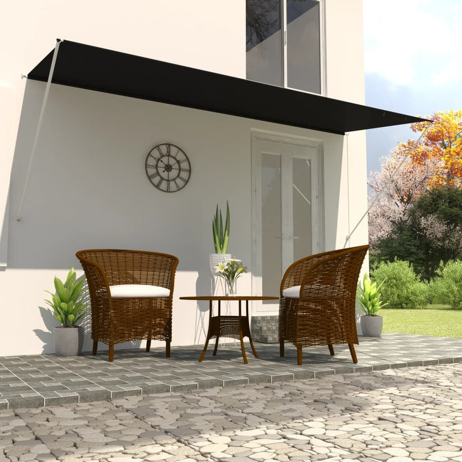 Utdragbar markis 400x150 cm antracit