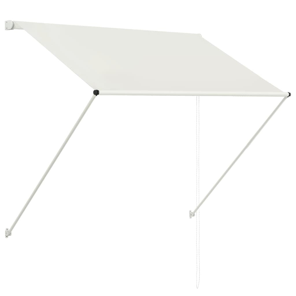 Sisäänkelattava markiisi 150x150 cm kerma