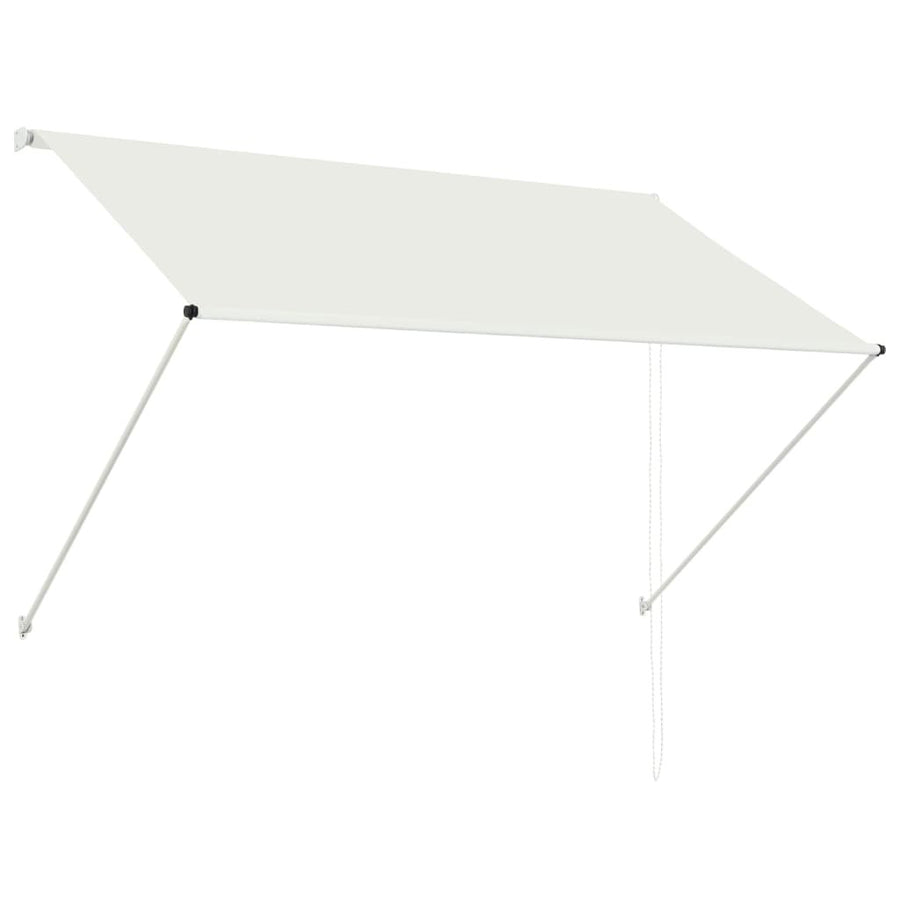 Utdragbar markis 200x150 cm krämfärgad