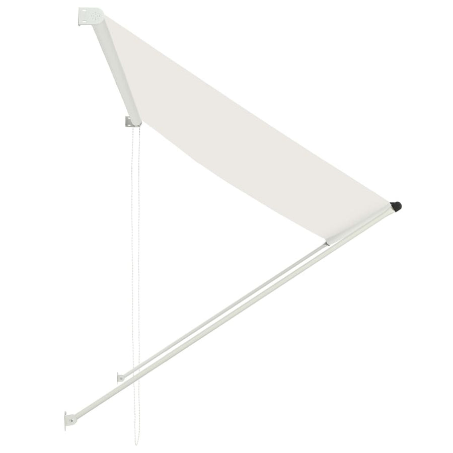 Utdragbar markis 200x150 cm krämfärgad