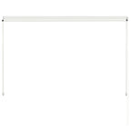 Sisäänkelattava markiisi 200x150 cm kerma