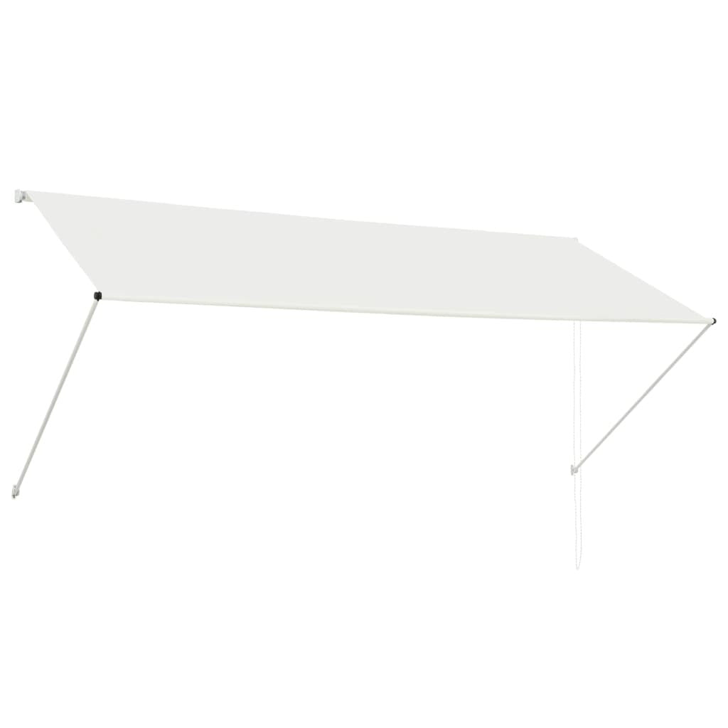 Sisäänkelattava markiisi 300x150 cm kerma