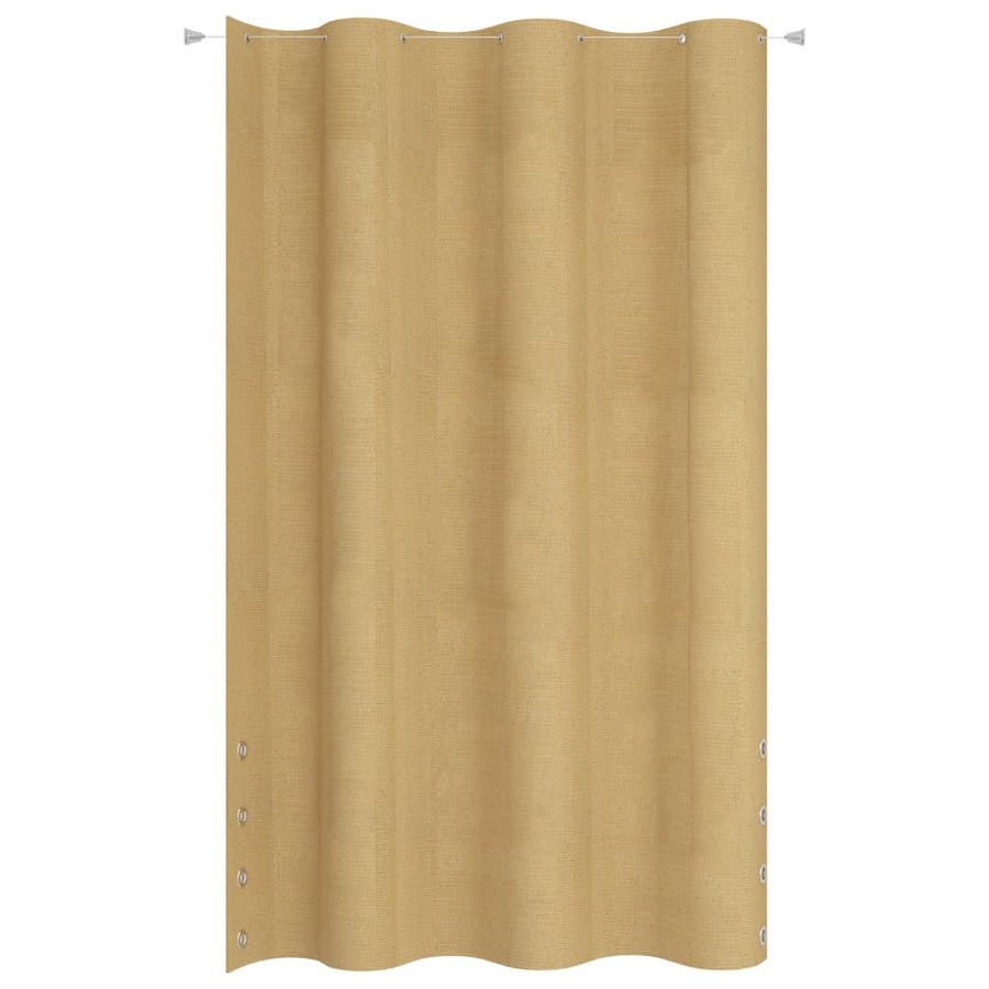 Roikkuva parvekkeen suoja beige HDPE 140x230 cm