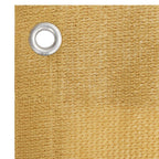 Roikkuva parvekkeen suoja beige HDPE 140x230 cm