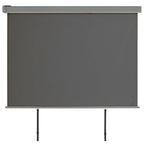 Parvekkeen sivumarkiisi monitoimintoinen 180x200 cm harmaa