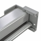 Parvekkeen sivumarkiisi monitoimintoinen 180x200 cm harmaa