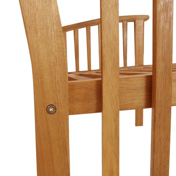 Puutarhapenkki 119 cm täysi akaasiapuu