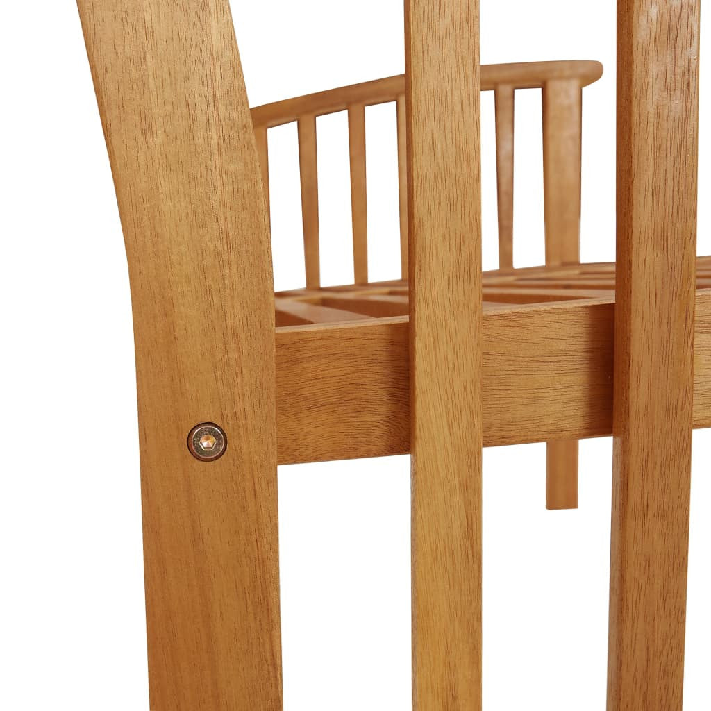 Puutarhapenkki 119 cm täysi akaasiapuu