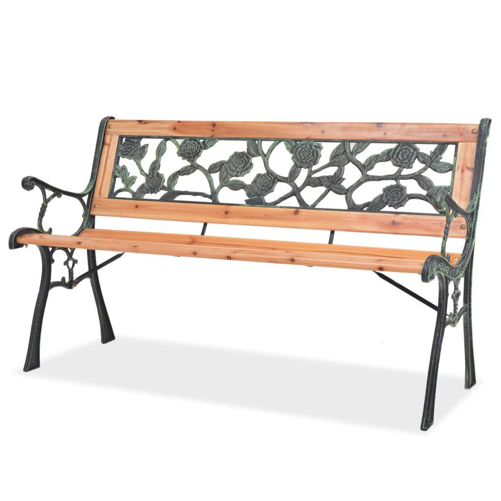 Trädgårdsbänk 122 cm trä