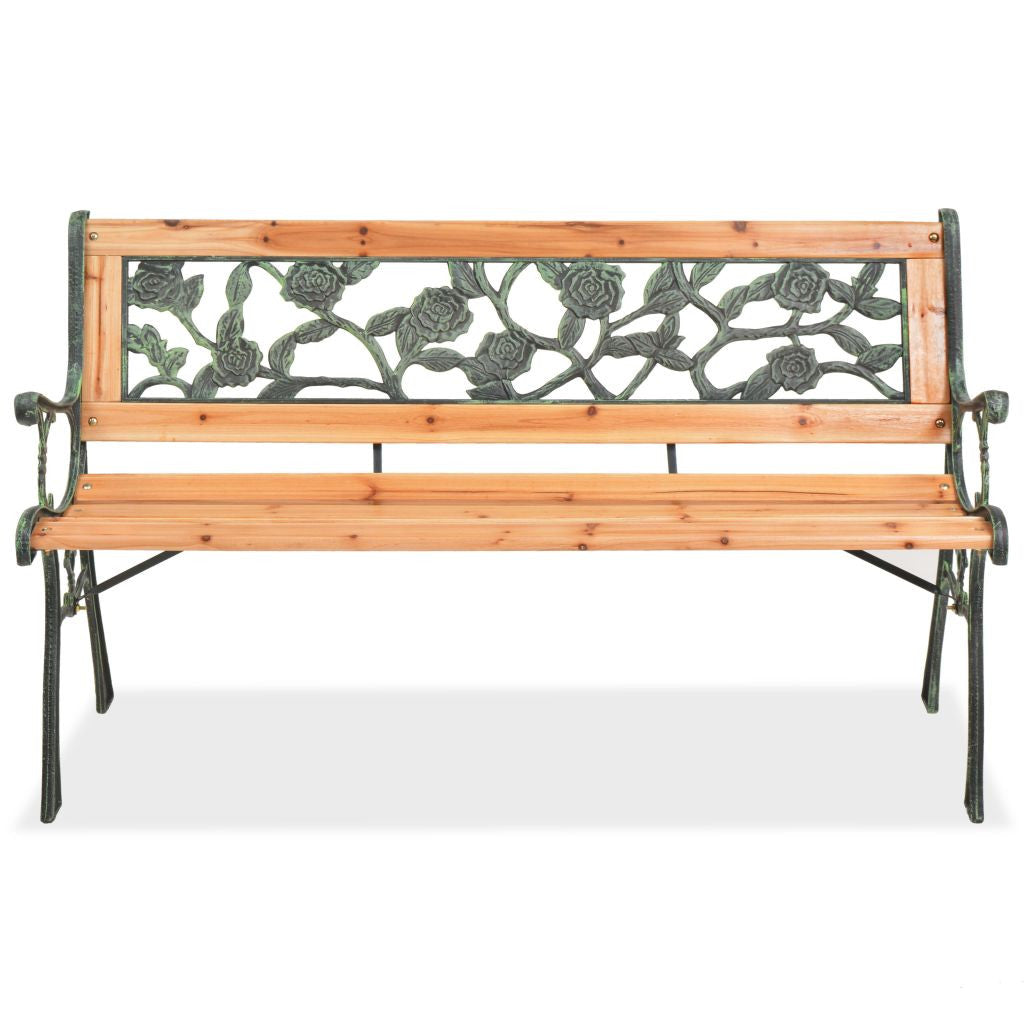 Trädgårdsbänk 122 cm trä