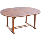 7-osainen Ulkoruokailuryhmä täysi akaasiapuu