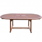 7-osainen Ulkoruokailuryhmä täysi akaasiapuu