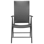 5-osainen Ulkoruokailuryhmä alumiini ja polyrottinki