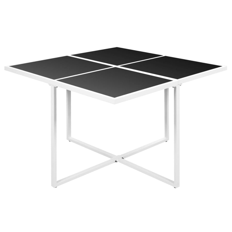 9-delat utematsalset, aluminium, svart