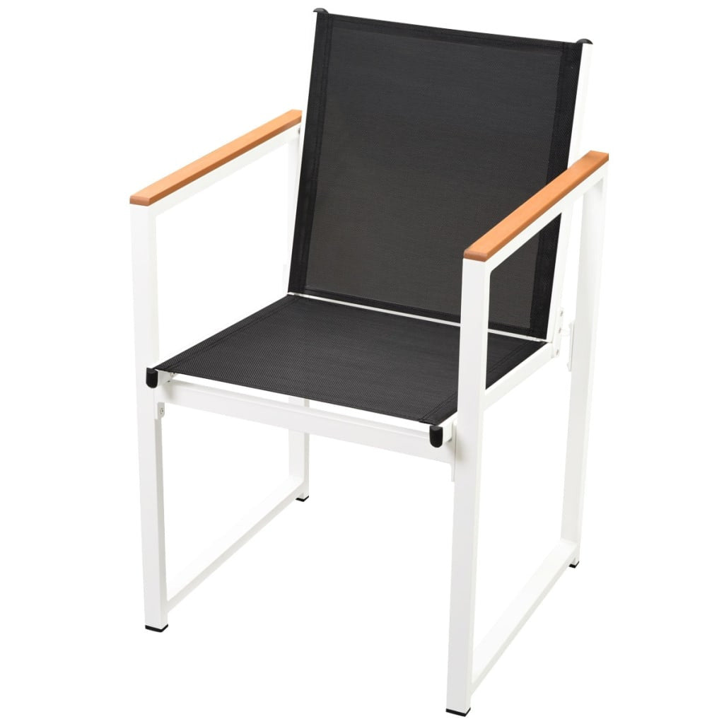 13-osainen Ulkoruokailuryhmä WPC pöytälevy alumiini