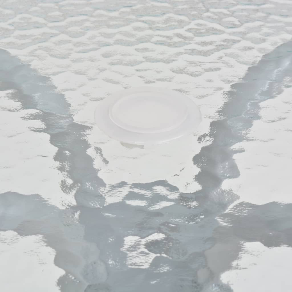 6-osainen Ulkoruokailuryhmä teräs ja textilene harmaa