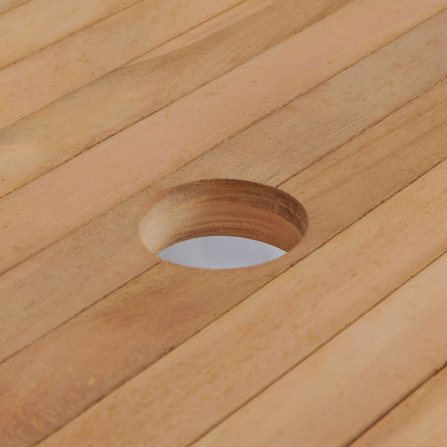Trädgårdsbord 180x90x75 cm teak