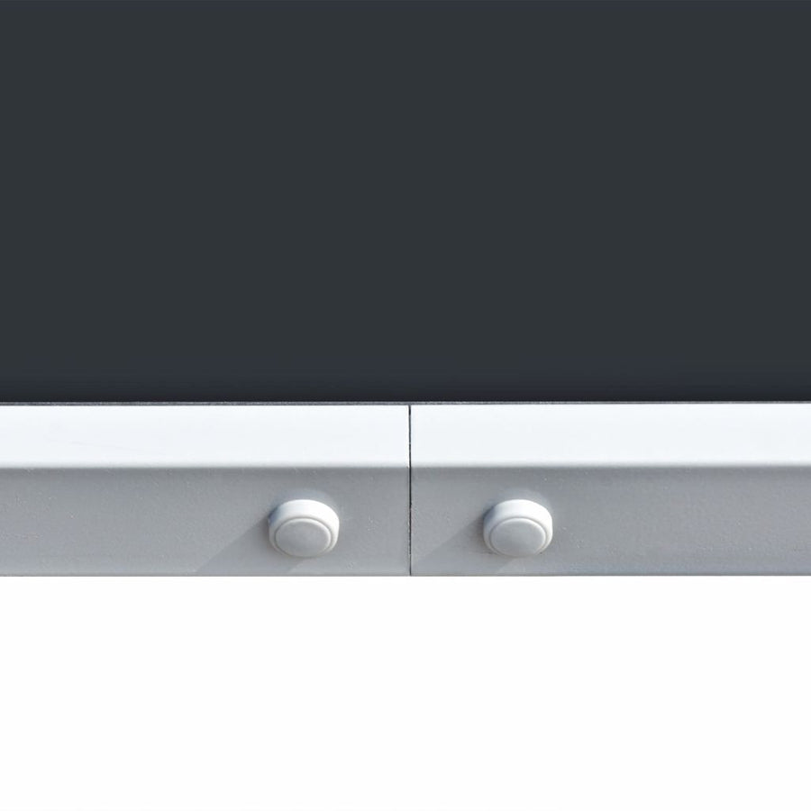 Trädgårdsbord 150x90x74 cm svart stål