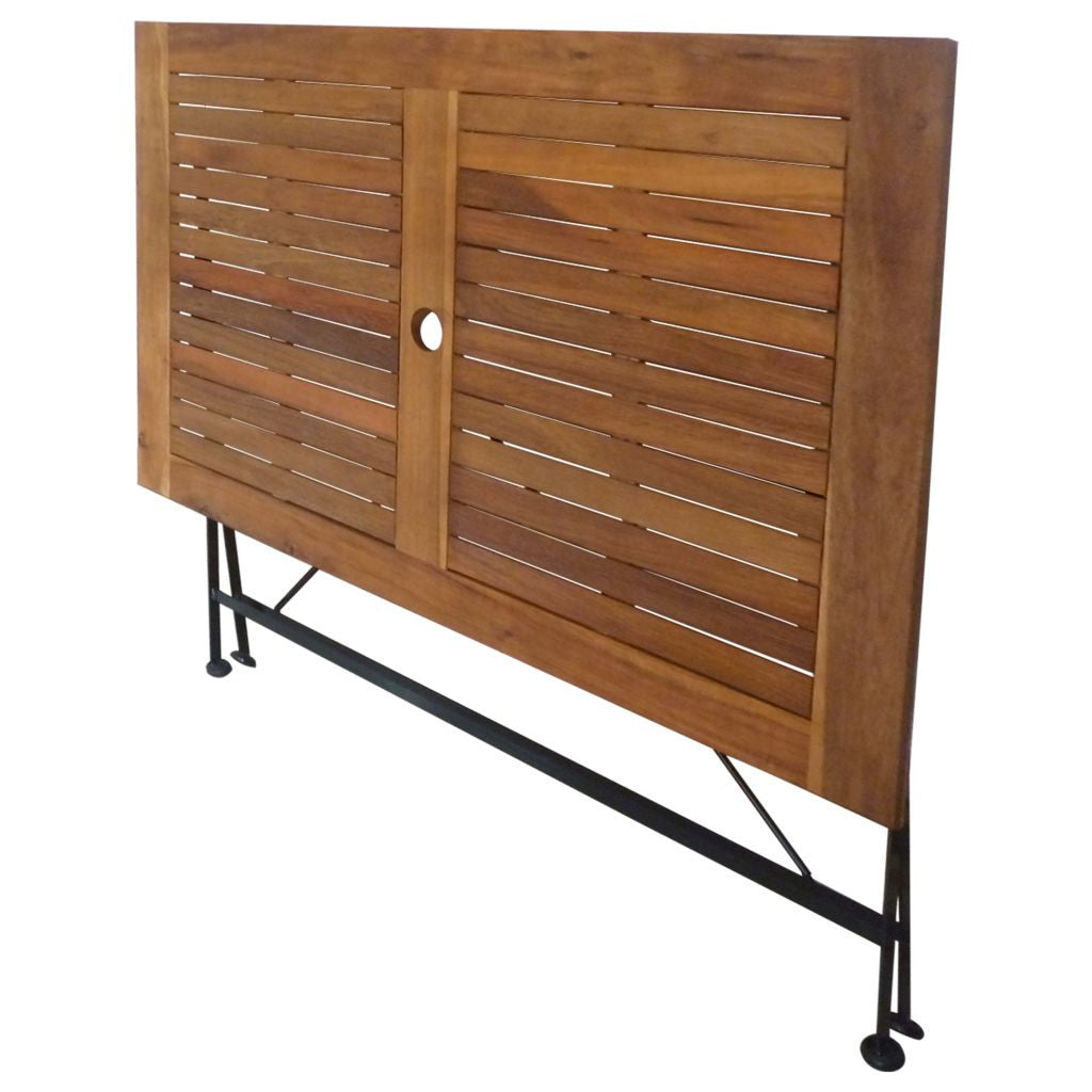 Kokoontaittuva puutarhapöytä 120x70x74 cm akaasiapuu