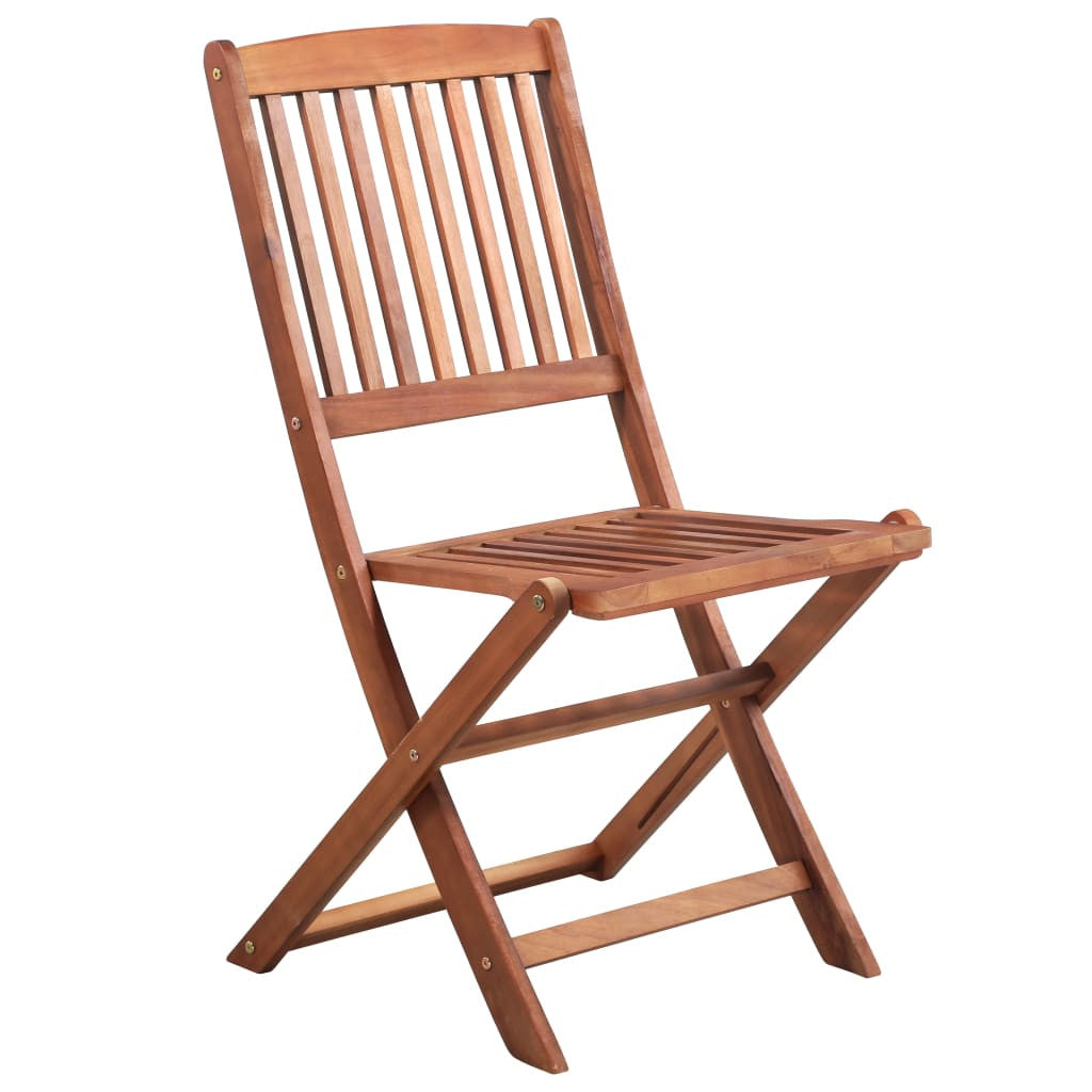 5-osainen Kokoontaitettava ulkoruokailuryhmä Akaasiapuu