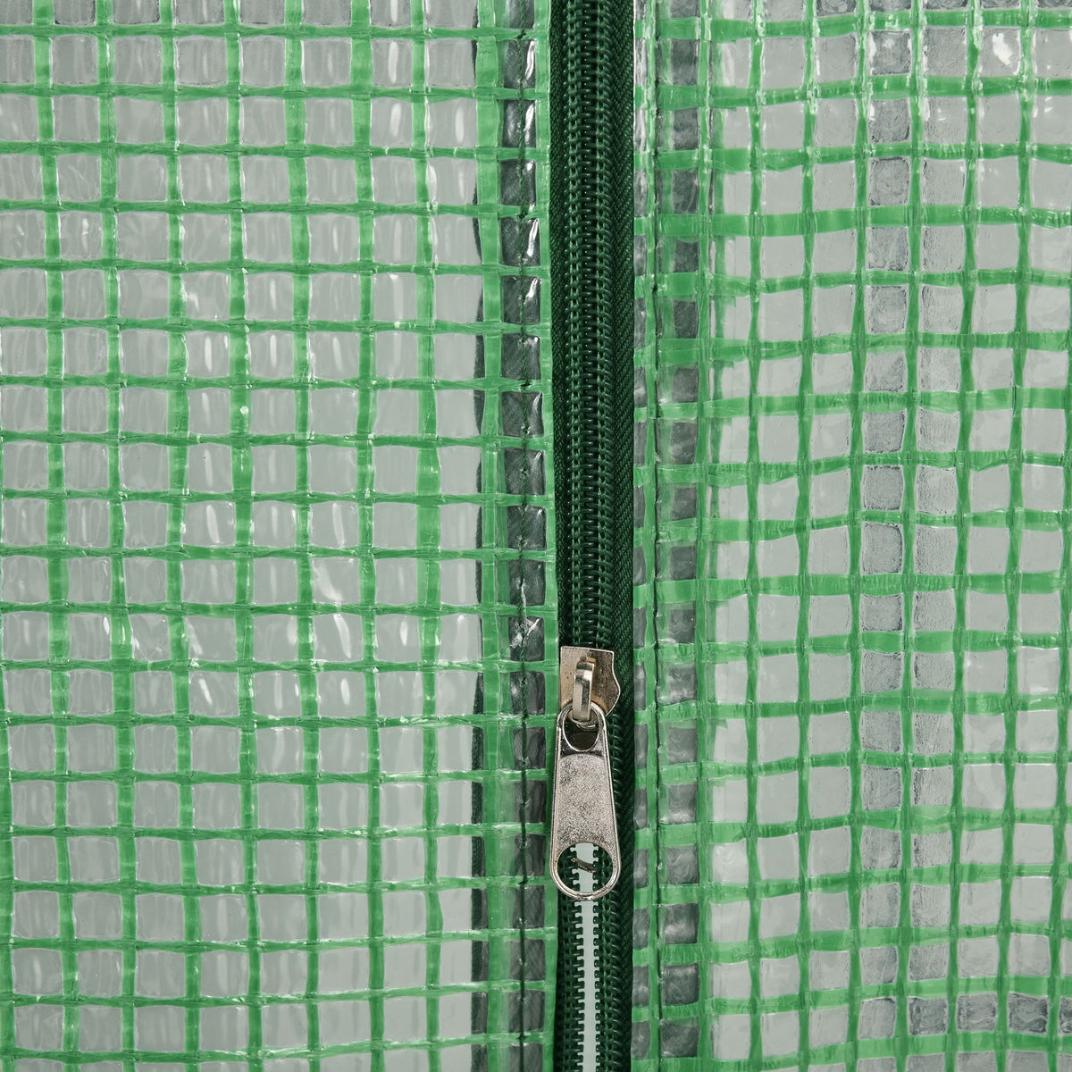 Kävelykasvihuone kahdeksalla hyllyllä, 143 x 138 x 190 cm, tummanvihreä