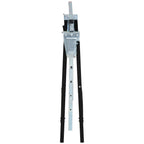 Telinepukki 2 kpl kevyt, PP-jalkasuojat, korkeus 80–130 cm, kantavuus 200 kg, 68 x 56 cm, musta