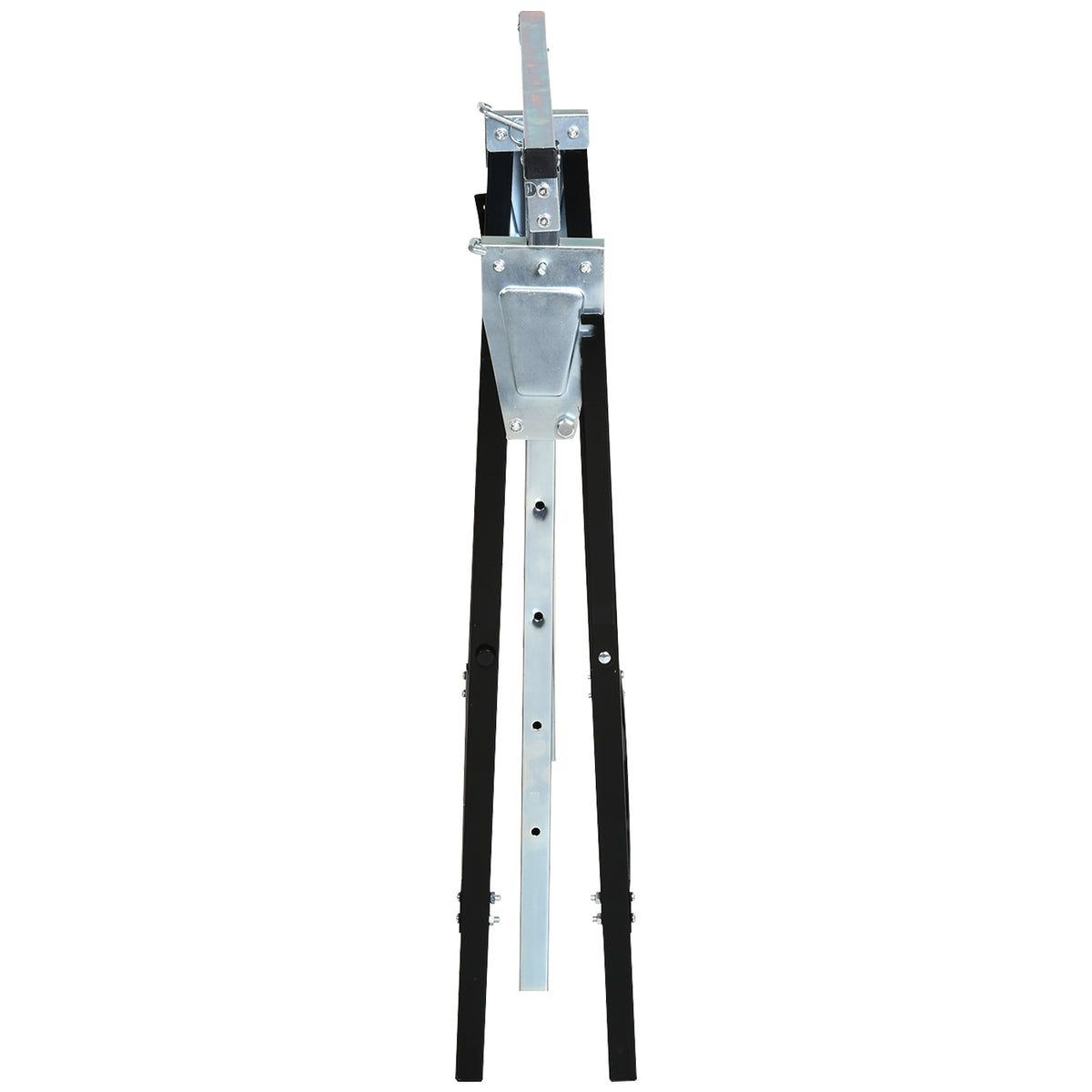 Telinepukki 2 kpl kevyt, PP-jalkasuojat, korkeus 80–130 cm, kantavuus 200 kg, 68 x 56 cm, musta