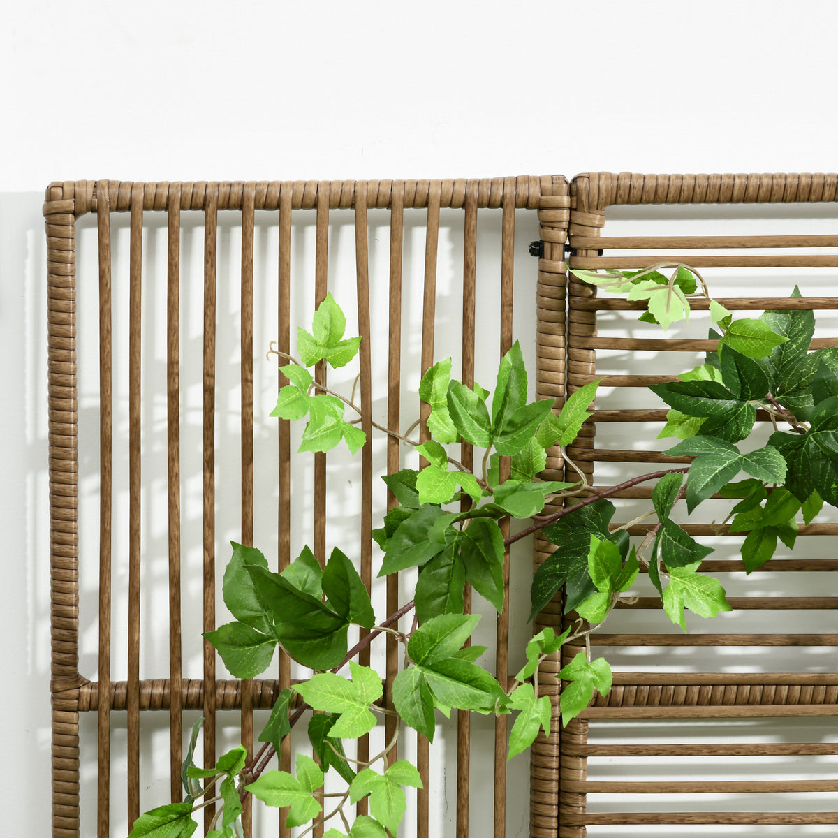 Polyrottinkinen istutuslaatikko säleiköllä, 103 x 29 x 103 cm, hiekka