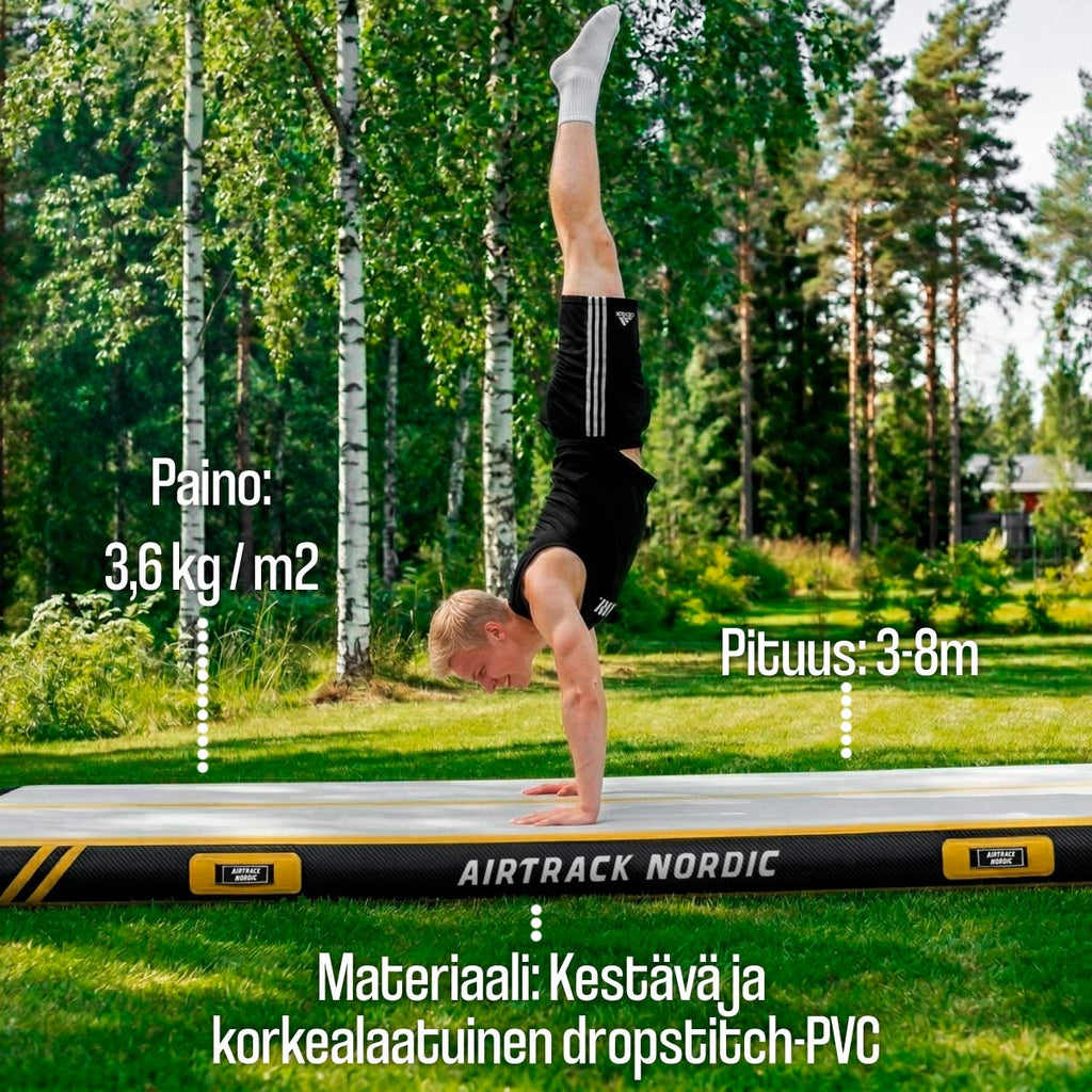 AirTrack Nordic Carbon ilmavolttirata - Minttu - 5 m