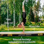 AirTrack Nordic Carbon ilmavolttirata - Minttu - 5 m