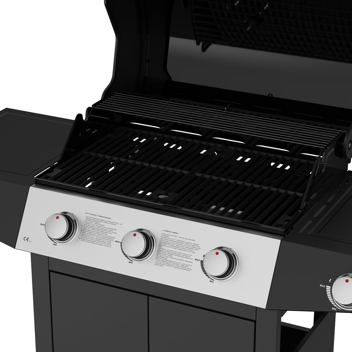 BBQ Gas Grill 3+1 brännare