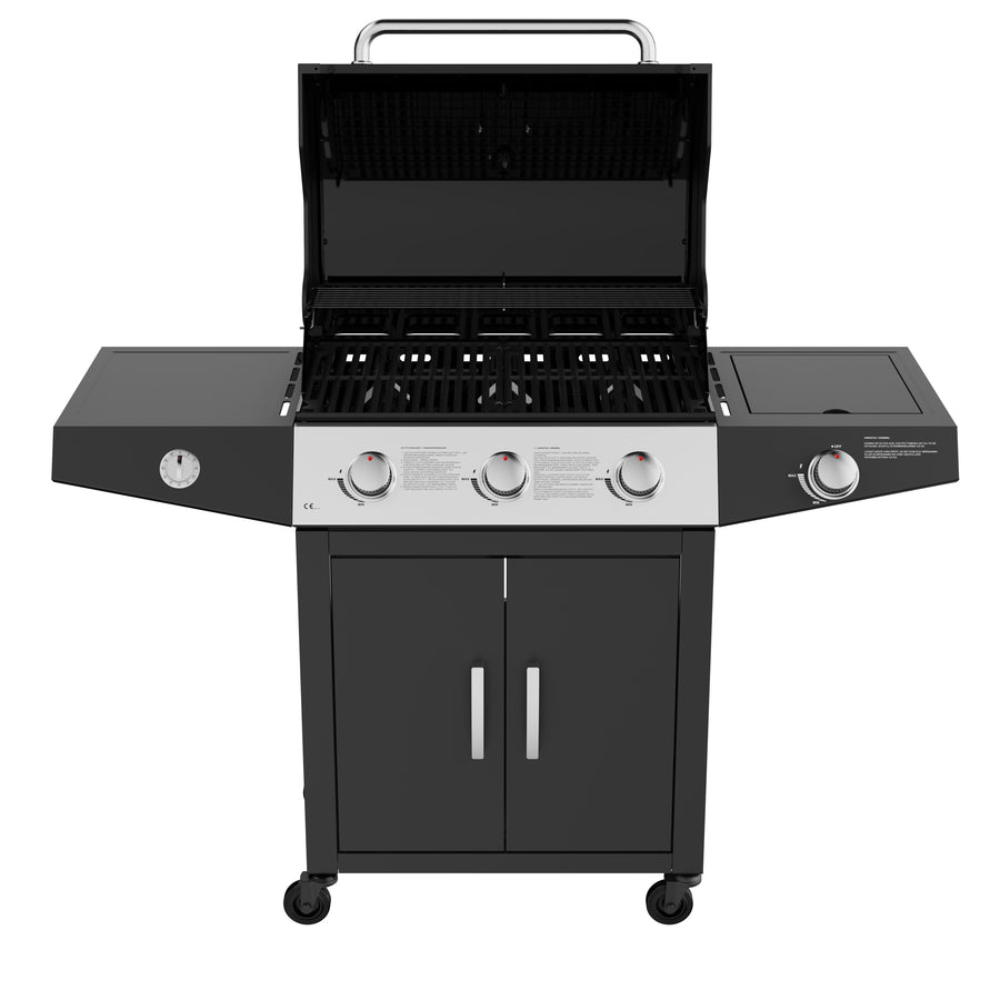 BBQ Gas Grill 3+1 brännare