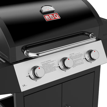 BBQ Gas Grill 3+1 brännare