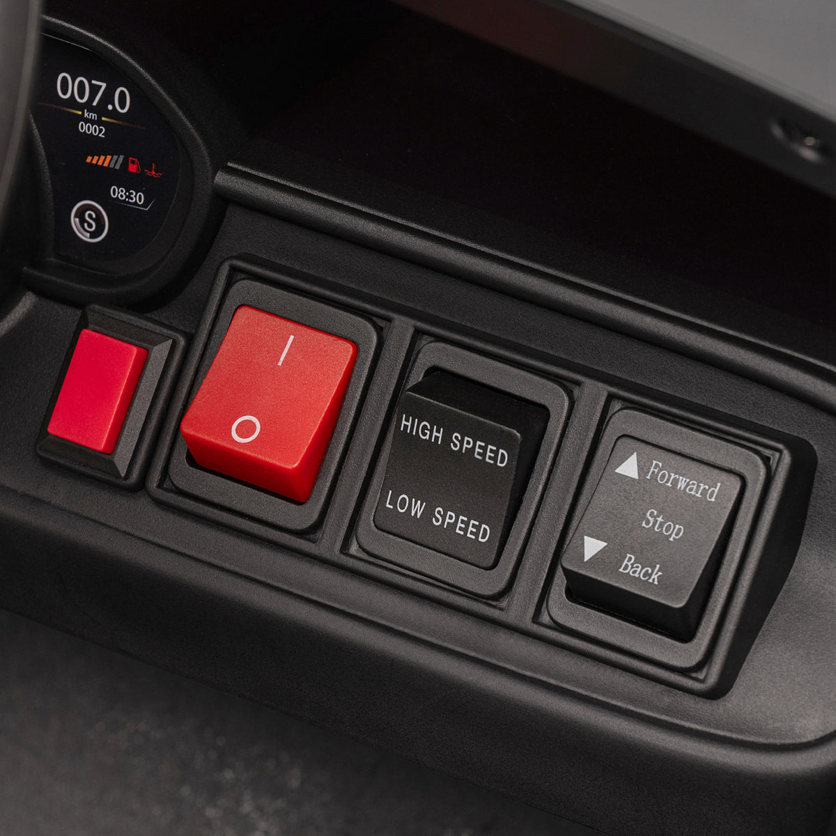 Lasten sähköpoliisiauto 12V sireenillä ja vilkkuvaloilla, kaukosäädin, jousitus, 3–5 v