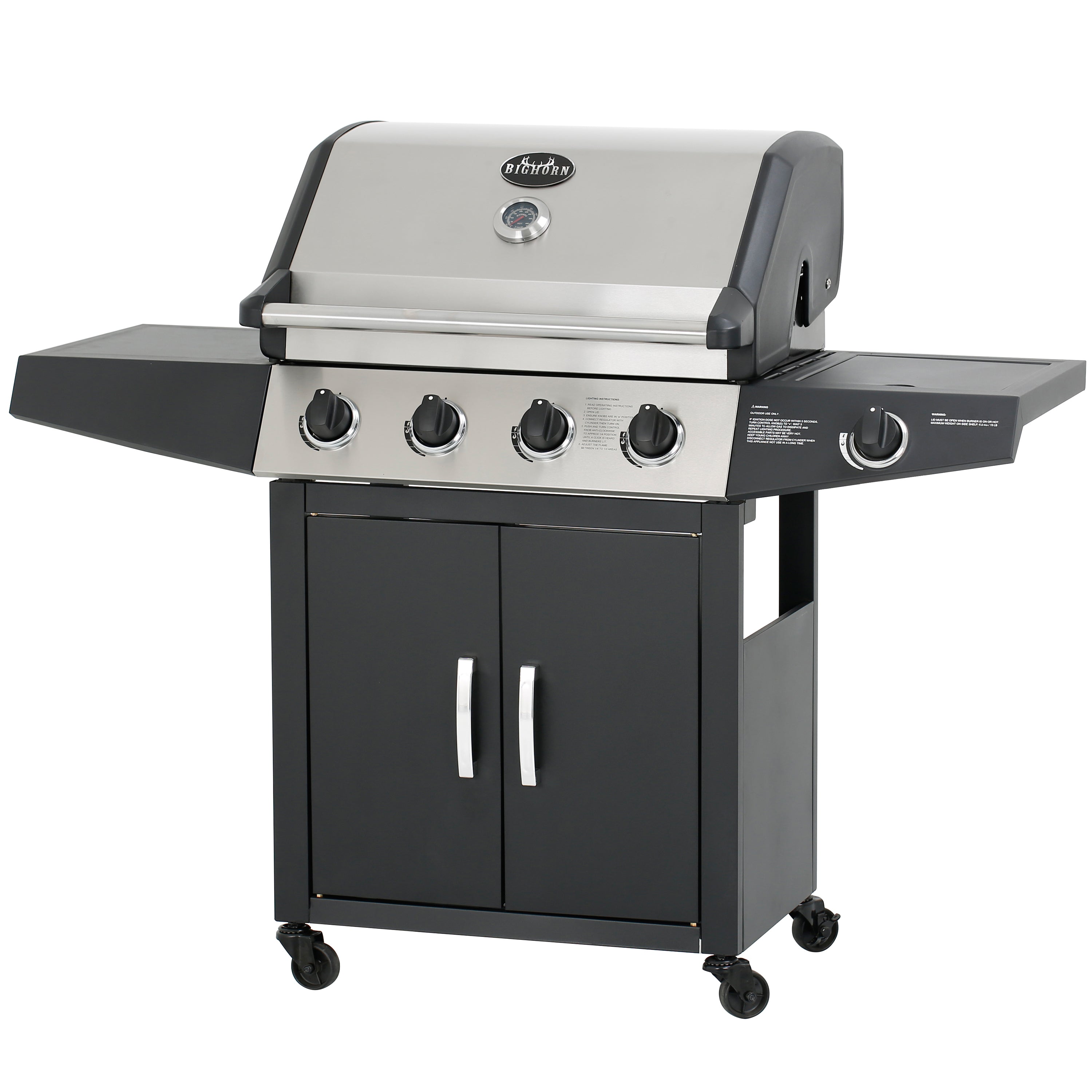 Bighorn Kaasugrilli 4 + 1 Poltinta